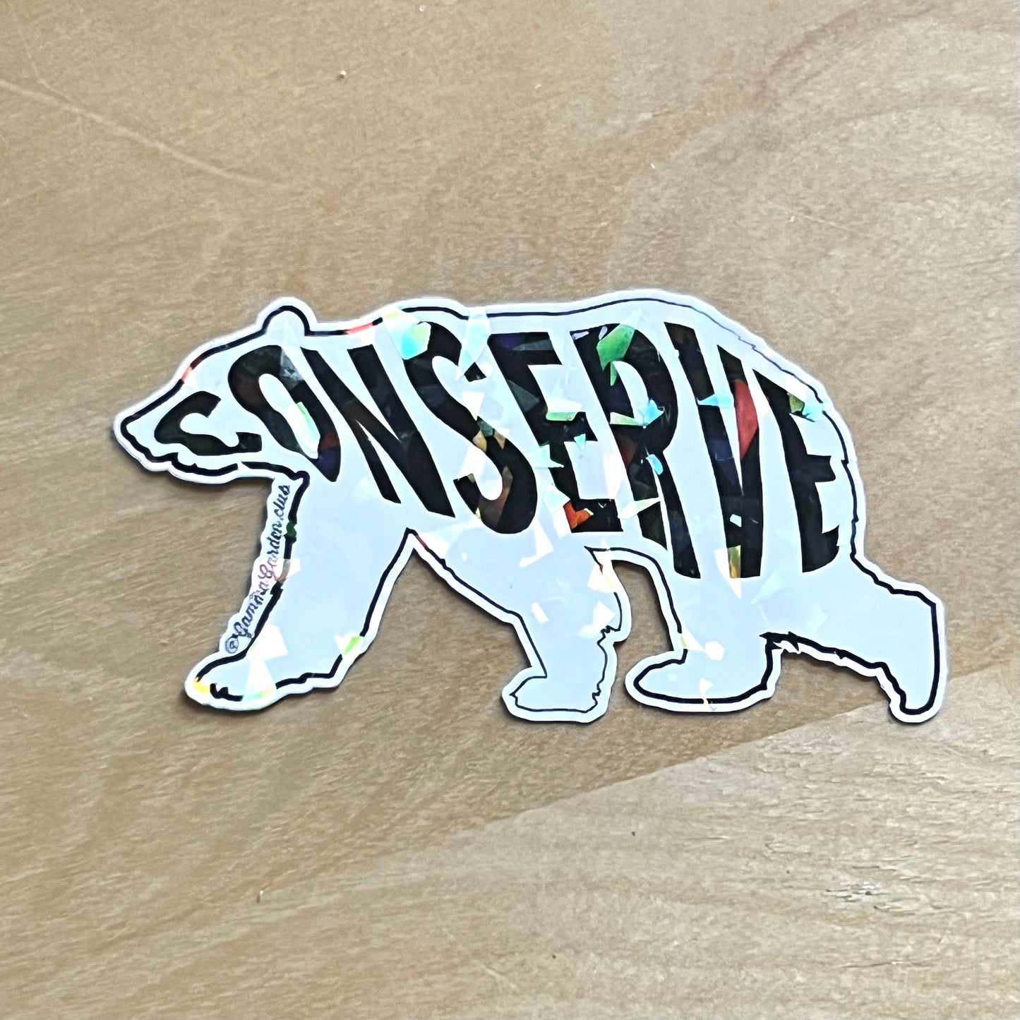 Icy Arctic Polar Bear Sticker