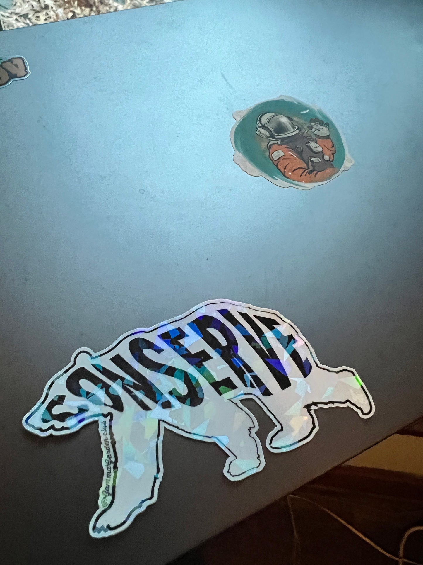 Icy Arctic Polar Bear Sticker