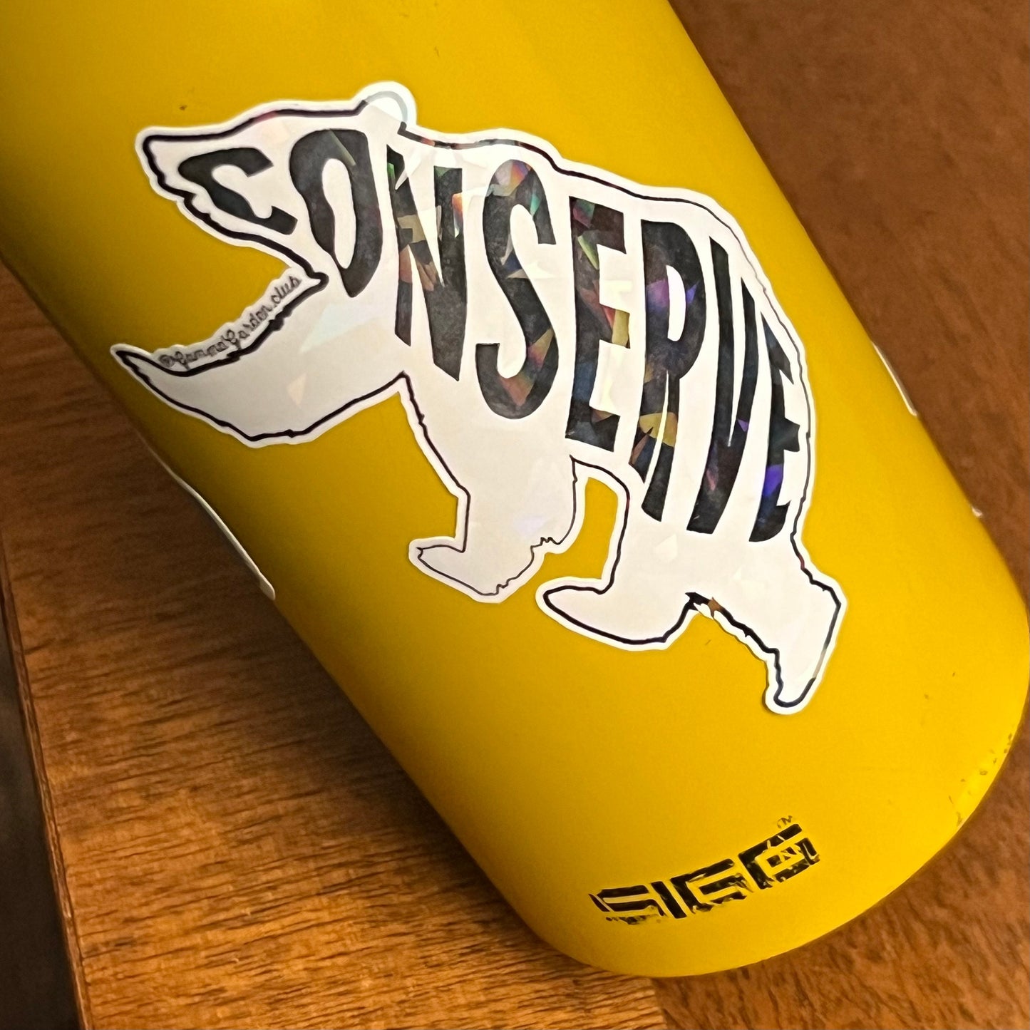 Icy Arctic Polar Bear Sticker