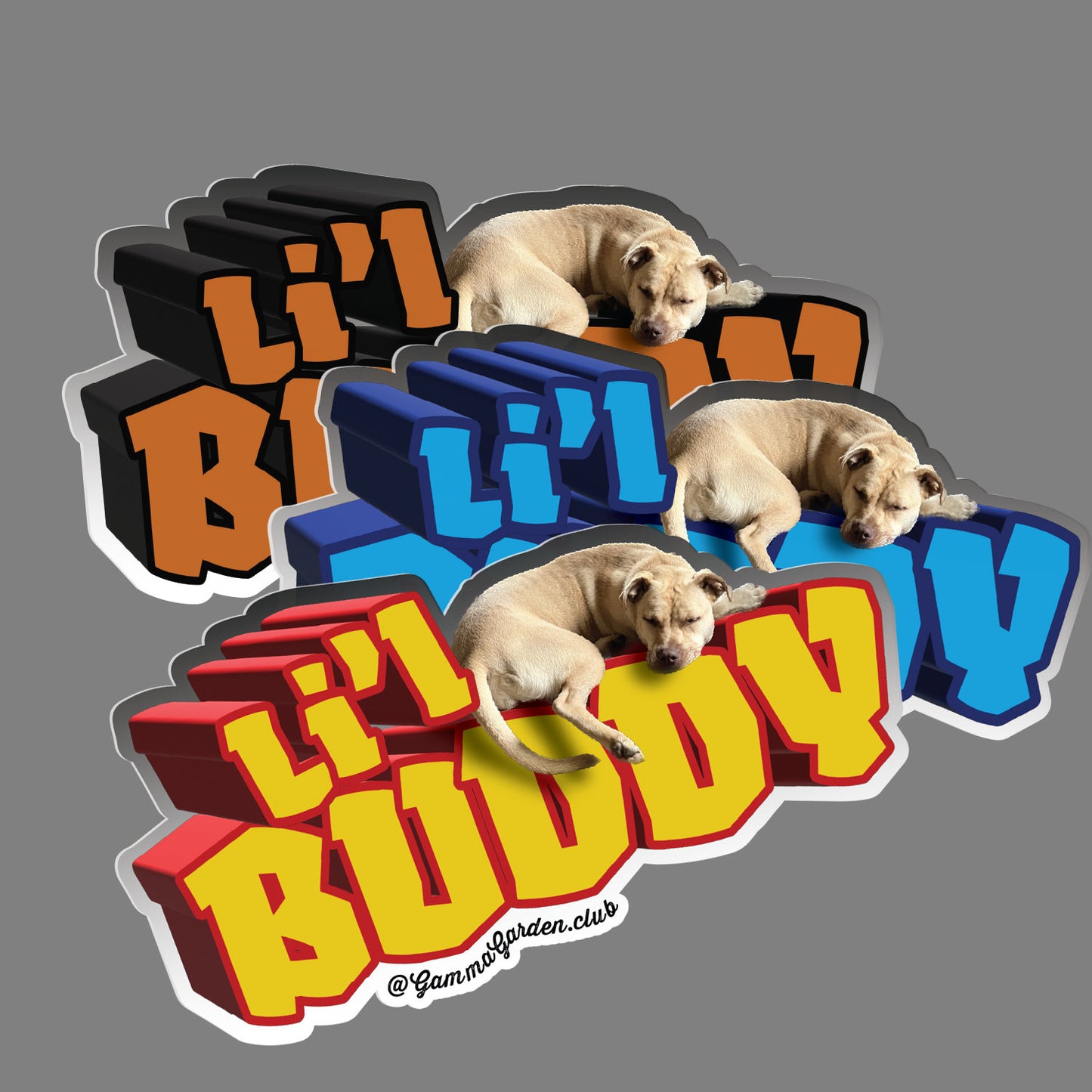 Li'l Buddy Sticker - 3 Colors