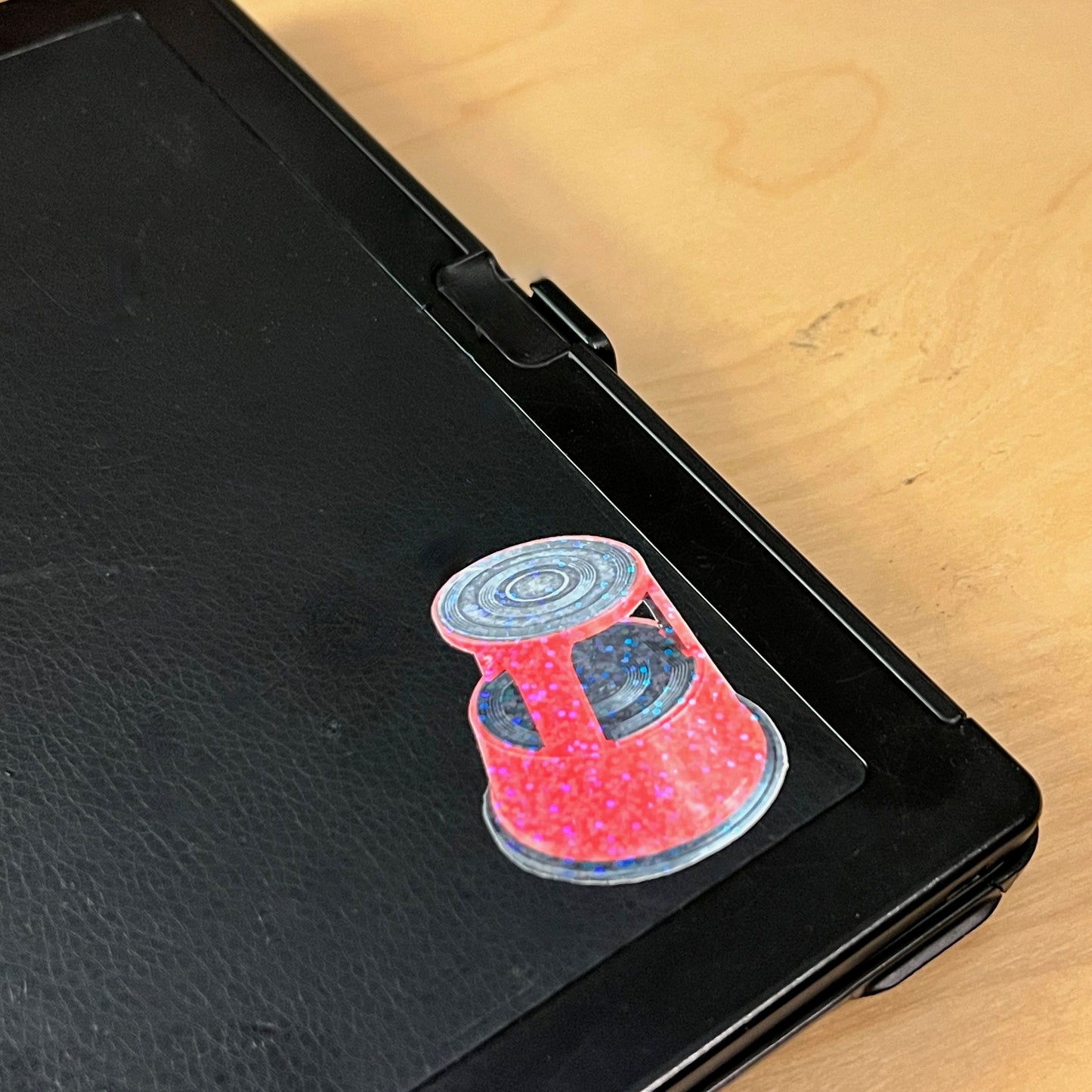 Classic Red Library Stool Sticker or Magnet
