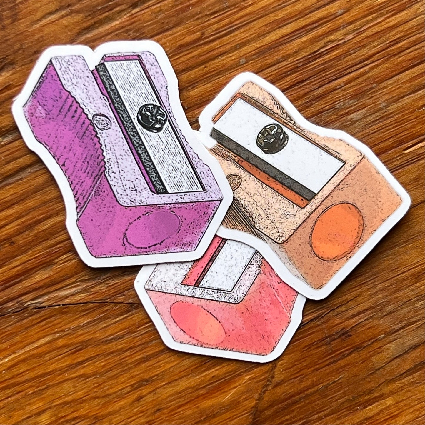 6 Color Pencil Sharpeners